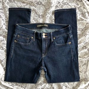 Jeans Mid Rise Cropped Legging Dark 6R